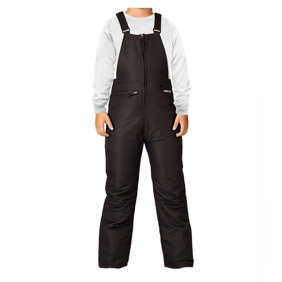Like New Boys Arctix Insulated Snow Bibs, Deepest Black, M 10/12, MSRP $60 - Picture 2 of 10